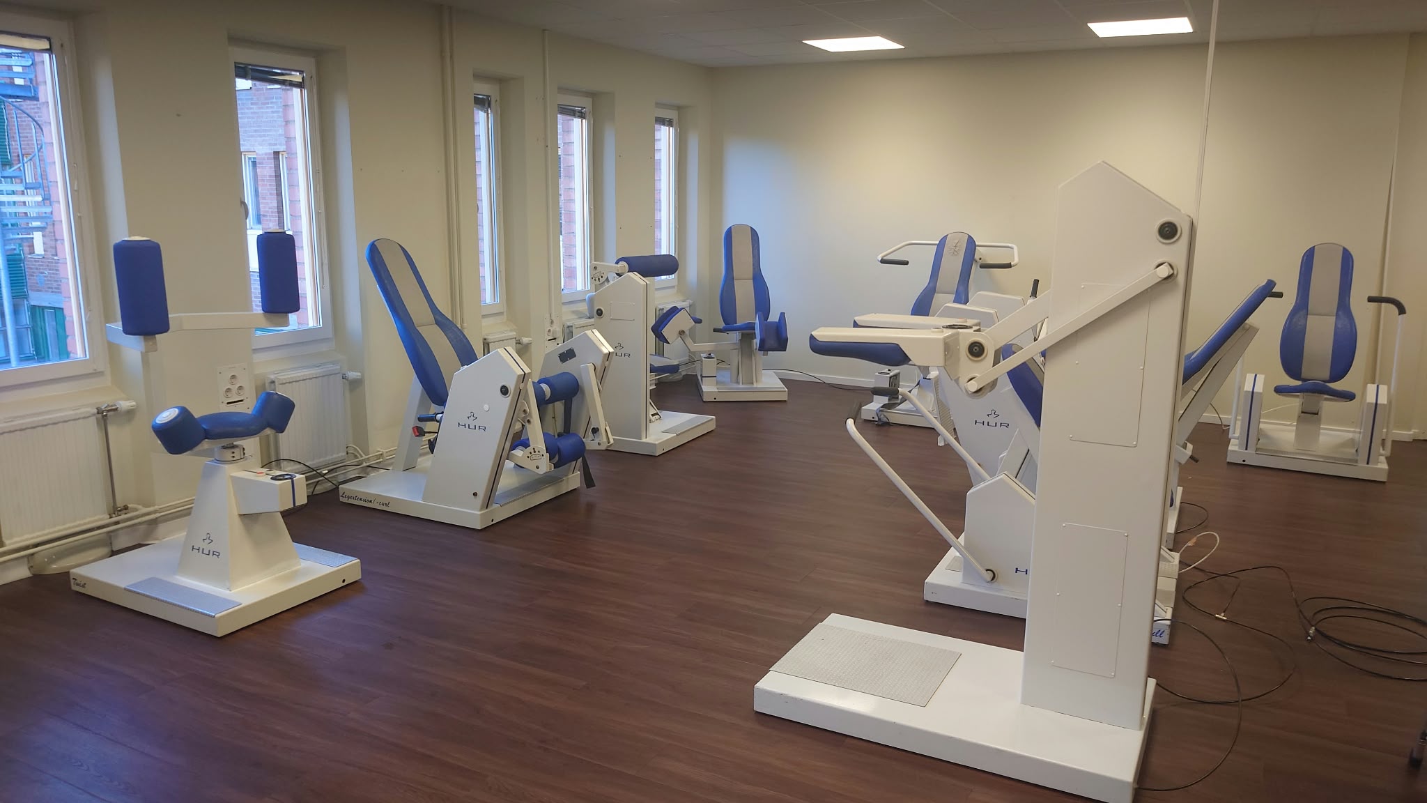 HUR-maskiner i verksamhetens eget gym
